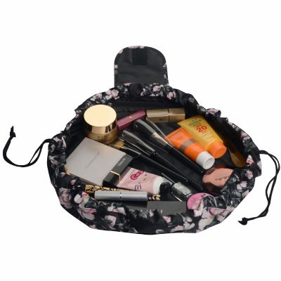 Floral Easy Go Drawstring Makeup Bag